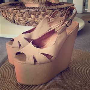 Jeffrey Campbell Slingback Platforms